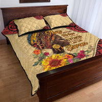 Black History Month Quilt Bed Set African Woman Afro I Am The Storm - Wonder Print Shop