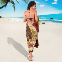 Black History Month Sarong African Woman Afro I Am The Storm - Wonder Print Shop