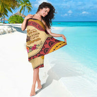 Black History Month Sarong African Woman Afro I Am The Storm - Wonder Print Shop