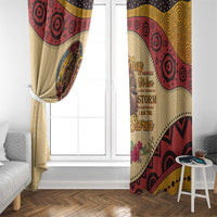 Black History Month Window Curtain African Woman Afro I Am The Storm - Wonder Print Shop