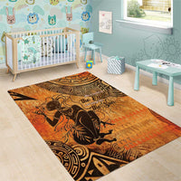 African Women Area Rug She Is Rooted In The Earth and Rising Like The Sun - Wonder Print Shop