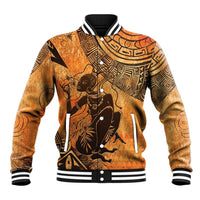 African Women Baseball Jacket She Is Rooted In The Earth and Rising Like The Sun - Wonder Print Shop