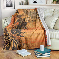 African Women Blanket She Is Rooted In The Earth and Rising Like The Sun - Wonder Print Shop