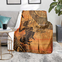 African Women Blanket She Is Rooted In The Earth and Rising Like The Sun - Wonder Print Shop