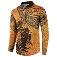 African Women Button Sweatshirt She Is Rooted In The Earth and Rising Like The Sun - Wonder Print Shop