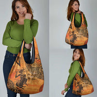 African Women Grocery Bag She Is Rooted In The Earth and Rising Like The Sun - Wonder Print Shop