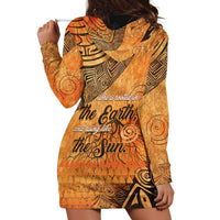 African Women Hoodie Dress She Is Rooted In The Earth and Rising Like The Sun - Wonder Print Shop