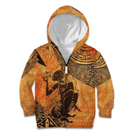 African Women Kid Hoodie She Is Rooted In The Earth and Rising Like The Sun - Wonder Print Shop