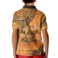 African Women Kid Polo Shirt She Is Rooted In The Earth and Rising Like The Sun - Wonder Print Shop