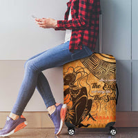 African Women Luggage Cover She Is Rooted In The Earth and Rising Like The Sun - Wonder Print Shop