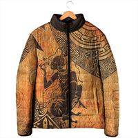 African Women Padded Jacket She Is Rooted In The Earth and Rising Like The Sun - Wonder Print Shop