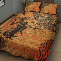 African Women Quilt Bed Set She Is Rooted In The Earth and Rising Like The Sun - Wonder Print Shop