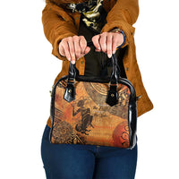 African Women Shoulder Handbag She Is Rooted In The Earth and Rising Like The Sun - Wonder Print Shop