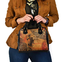 African Women Shoulder Handbag She Is Rooted In The Earth and Rising Like The Sun - Wonder Print Shop