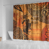 African Women Shower Curtain She Is Rooted In The Earth and Rising Like The Sun - Wonder Print Shop