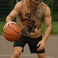 African Women Sleeveless Hoodie She Is Rooted In The Earth and Rising Like The Sun - Wonder Print Shop