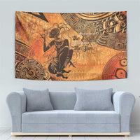 African Women Tapestry She Is Rooted In The Earth and Rising Like The Sun - Wonder Print Shop