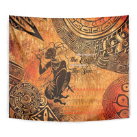 African Women Tapestry She Is Rooted In The Earth and Rising Like The Sun - Wonder Print Shop