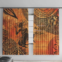 African Women Window Curtain She Is Rooted In The Earth and Rising Like The Sun - Wonder Print Shop