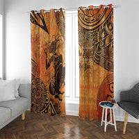 African Women Window Curtain She Is Rooted In The Earth and Rising Like The Sun - Wonder Print Shop
