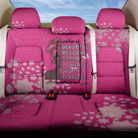 African Women Back Car Seat Cover Black Beautiful Brave and Bressed - Pink Color - Wonder Print Shop