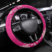 African Women Steering Wheel Cover Black Beautiful Brave and Bressed - Pink Color - Wonder Print Shop