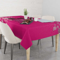 African Women Tablecloth Black Beautiful Brave and Bressed - Pink Color - Wonder Print Shop
