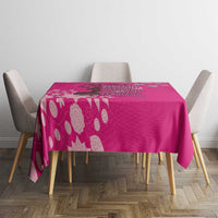 African Women Tablecloth Black Beautiful Brave and Bressed - Pink Color - Wonder Print Shop