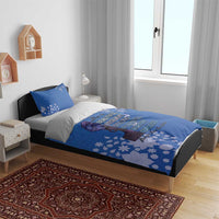 African Women Bedding Set Black Beautiful Brave and Bressed - Blue Color - Wonder Print Shop