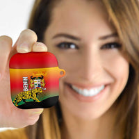 Benin National Day AirPods Case Leopard With Coat Of Arms - Wonder Print Shop