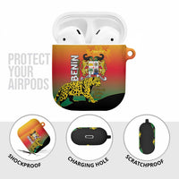 Benin National Day AirPods Case Leopard With Coat Of Arms - Wonder Print Shop