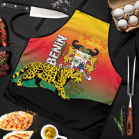 Benin National Day Apron Leopard With Coat Of Arms - Wonder Print Shop