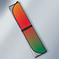 Benin National Day Auto Sun Shade Leopard With Coat Of Arms - Wonder Print Shop