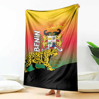 Benin National Day Blanket Leopard With Coat Of Arms - Wonder Print Shop