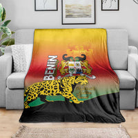 Benin National Day Blanket Leopard With Coat Of Arms - Wonder Print Shop