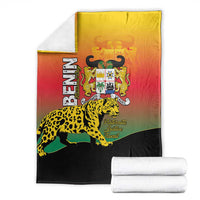Benin National Day Blanket Leopard With Coat Of Arms - Wonder Print Shop