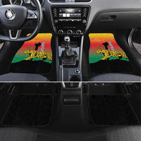 Benin National Day Car Mats Leopard With Coat Of Arms - Wonder Print Shop