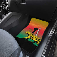 Benin National Day Car Mats Leopard With Coat Of Arms - Wonder Print Shop