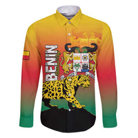 Personalized Benin National Day Family Matching Puletasi and Hawaiian Shirt Leopard With Coat Of Arms - Wonder Print Shop