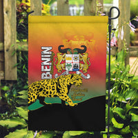 Benin National Day Garden Flag Leopard With Coat Of Arms - Wonder Print Shop
