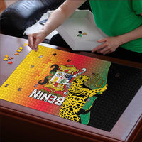 Benin National Day Puzzle Leopard With Coat Of Arms - Wonder Print Shop