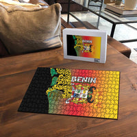 Benin National Day Puzzle Leopard With Coat Of Arms - Wonder Print Shop