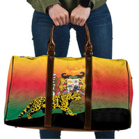 Benin National Day Travel Bag Leopard With Coat Of Arms - Wonder Print Shop