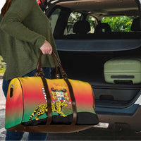 Benin National Day Travel Bag Leopard With Coat Of Arms - Wonder Print Shop