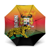Benin National Day Umbrella Leopard With Coat Of Arms - Wonder Print Shop