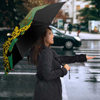 Benin National Day Umbrella Leopard With Coat Of Arms - Wonder Print Shop