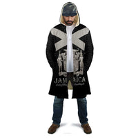 Personalized Jamaica Cloak Coat Of Arms With Rastafarian Lion Silver Color - Wonder Print Shop