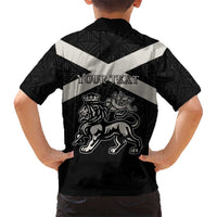Personalized Jamaica Hawaiian Shirt Coat Of Arms With Rastafarian Lion Silver Color - Wonder Print Shop