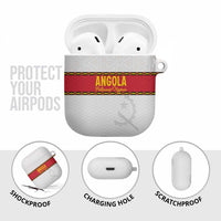 Angola Football AirPods Case Avante Palancas Negras - White - Wonder Print Shop