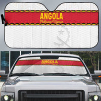Angola Football Auto Sun Shade Avante Palancas Negras - White - Wonder Print Shop